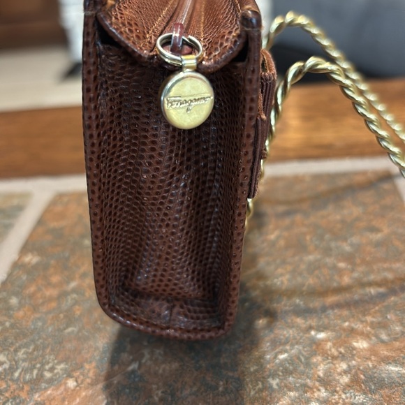 Vintage Salvatore Ferragamo Vala Ribbon Pouch/Key Chain - Picture 4 of 9